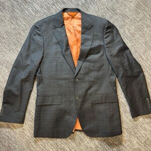 Super 150’s Prive Baroni Snello Wool Suit Coat Luxury Italian Mens Blazer 40/34R